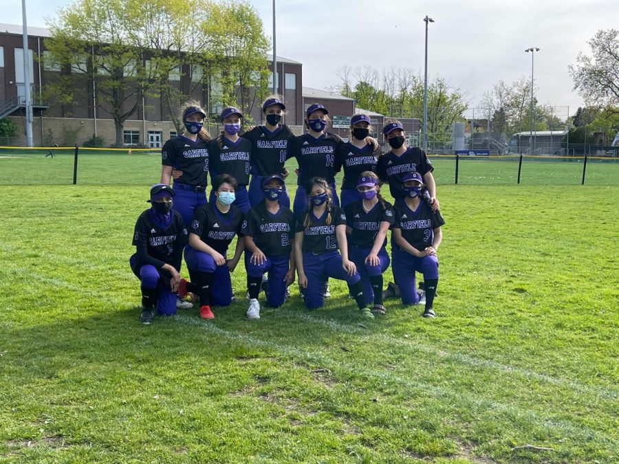 Garfield's softball team, photo courtesy of Ken Simpson 